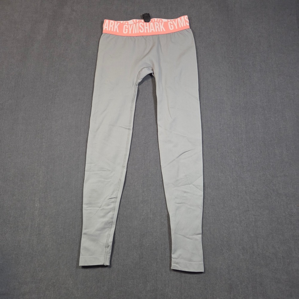 Gymshark Leggings Womens Small Gray Peach Fit Activewear GLLG4275